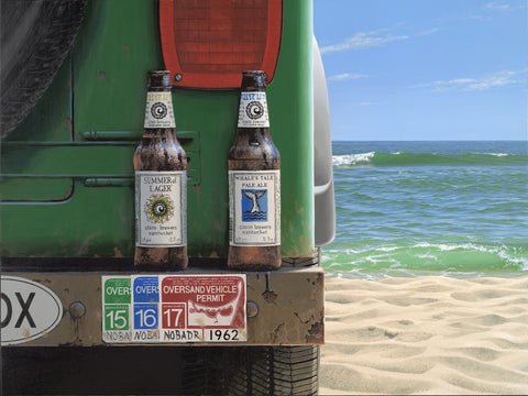 "Beach Beers" on paper